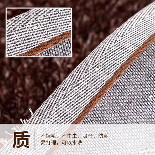 加密韩国亮丝秋冬毛绒地毯客厅茶几毯卧室床边毯服装店橱窗瓷砖店