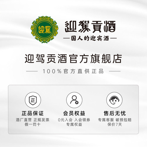 【官方旗舰】迎驾贡酒正三品罍子42度500ml单瓶浓香型纯粮白酒 - 图0