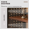 Desktop storage rack on the table DIY perforated board bookshelf computer desk multi-layer storage rack office desktop display rack