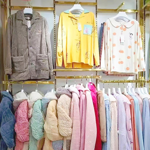 服装店货架展示架配件钛金上墙aa柱梯柱正挂侧挂杆内衣杆五钉挂钩 - 图2