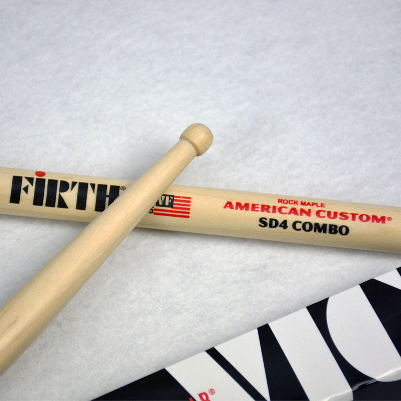 美产VIC FIRTH SD2 SD4 小军鼓鼓棒架子鼓鼓槌爵士鼓哑鼓练习鼓锤