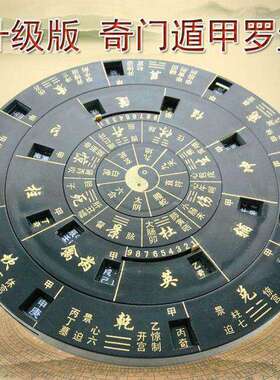 奇门转盘遁甲易经活解阴阳两面活用罗盘专业风水盘仪八卦盘