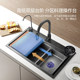 SUS304 stainless steel sink large single sink vegetable basin