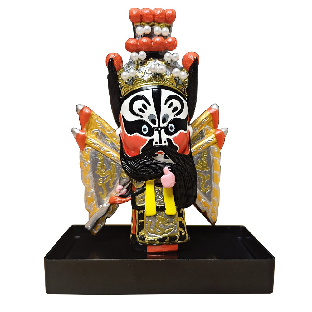 三国京剧人物摆件刘关张国粹家居装饰品中国特色纪念品出国送老外,淘宝优惠券,粉丝福利购,淘宝优惠卷