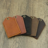 Кожаный маленький картхолдер, комплект, круглый чехол для проездного, «сделай сам»