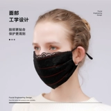绿荫 Летняя тонкая дышащая модная хлопковая дыхательная медицинская маска, в корейском стиле