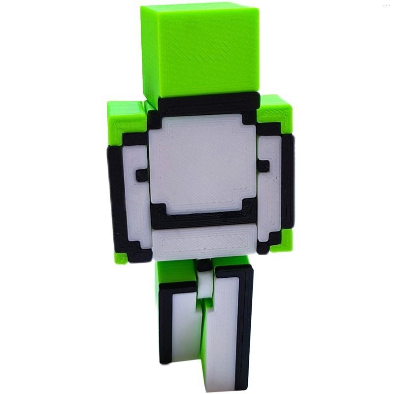 杰杰和麦琪mc我的世界可动人偶钻石剑him手办史蒂夫玩具dream模型 - 图3