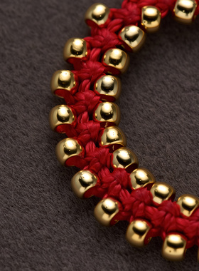 FOR DAYS 「红绳缀金」吉运手工编织戒指