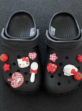 番茄kitty洞洞鞋鞋花配饰装鞋扣配件适配crocs可拆卸｜不含鞋
