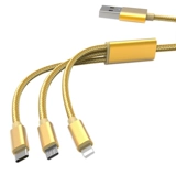 SANHE -Кабель Data Cable Tpyec зарядка Android Один трехступный приложение для Apple Huawei Xiaomi Fast Charging Typec