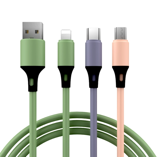 Apple, зарядный кабель, совместимый мобильный телефон, «три в одном», андроид