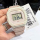 Casio retro small square tender color electronic watch