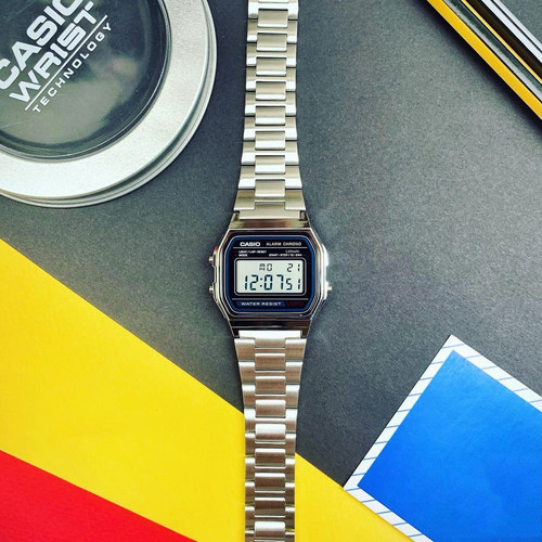 【电池用七年】卡西欧CASIO F-91W/F-84W/ A158WA 复古方块电子表 - 图0