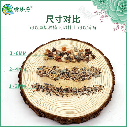 多肉全颗粒土虹彩石植物铺面种植彩虹石麦饭蛭石火山岩兰花营养土 - 图3