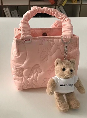 韩国mabling小熊情侣小熊包挂件