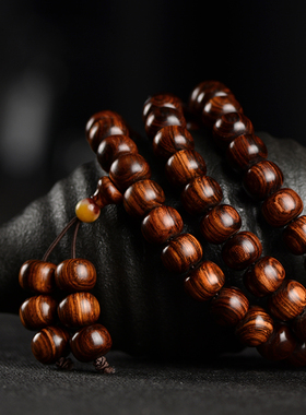 虎皮纹男性海南黄花梨高油密