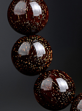 女款手链爆满金星手串女小叶紫檀