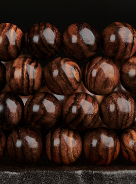 15mm108颗老料油梨虎皮纹男女款