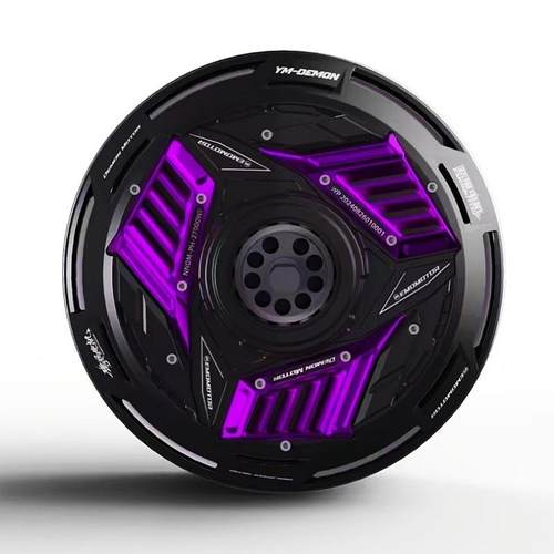 豫玛7代恶魔电机小牛九号10/12寸2500w 3500WP省电瓦片版碟刹电机 - 图2