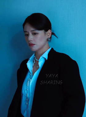 人之初吴飞飞马思纯同款项链复古个性小众珍珠流苏多层锁骨链颈链