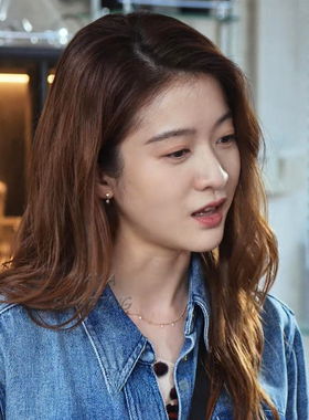 轻年金彤张雪迎同款项链简约复古时尚百搭流苏锆石锁骨链小众颈链