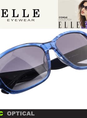 ELLE 艾拉金属装饰镜腿时尚太阳镜眼镜框女款镜架El18955