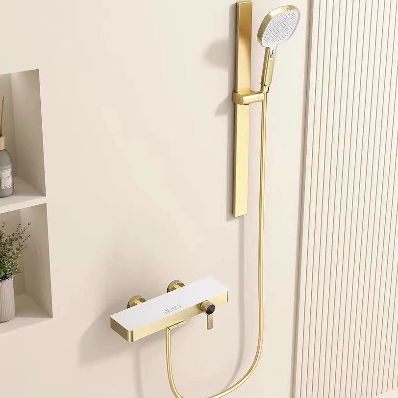 全铜不锈钢壳简易分体无顶喷套装钢琴按键冷热银色置物花洒混水阀,淘宝优惠券,粉丝福利购,淘宝优惠卷