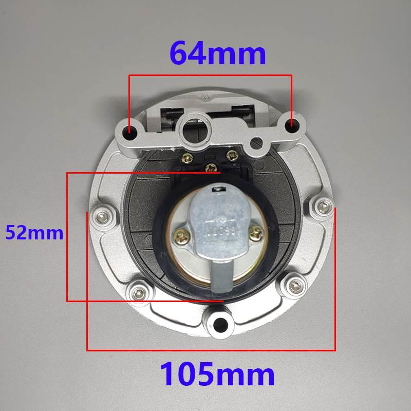 适用CBF190R暴锋眼油箱盖猛鸷190X CB400摩托车油箱盖锁-图2