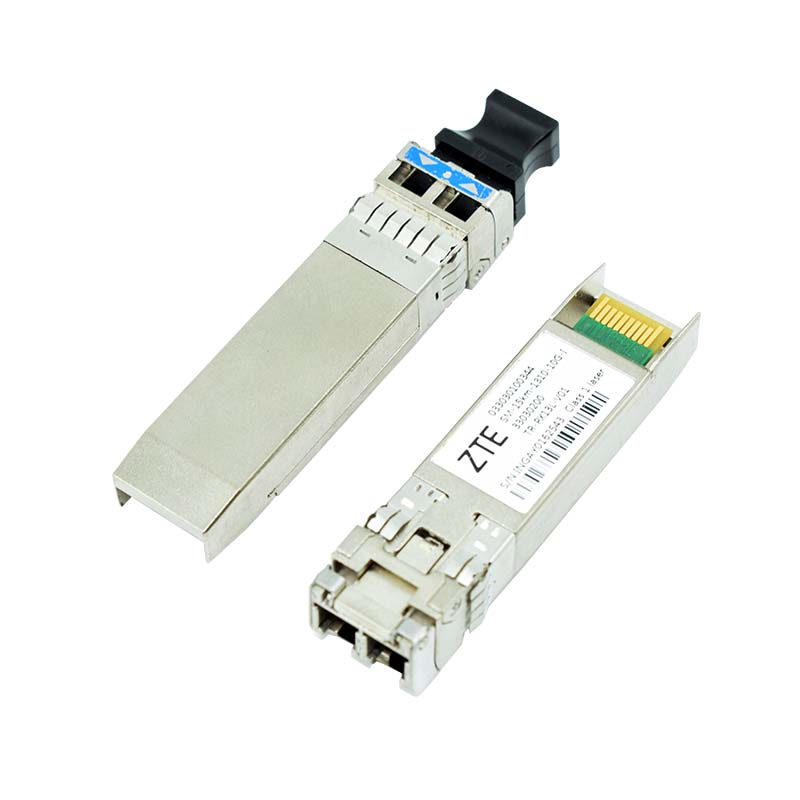 适用于中兴ZTE光纤模块SFP+万兆10G单模TP-PX13C-V00-PX13L-V01双纤SM-1.4KM-15KM-1310-10G-I工业级33030200 - 图0