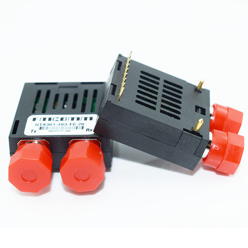 FC双圆口双纤1*9光模块1.25G千兆光纤模块光收发一体模块1X9百兆155M光电转换9pin引脚 optical transceiver - 图1