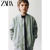 ZARA Autumn Winter New Boy Clothing Boy Cotton pilot baseball clothes Outdoor jacket 0248701400