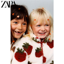 ZARA new baby toddler printed grip suede jacket 0874561700