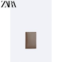 ZARA winter new pint mens bag brown double decker card holder 3819220700