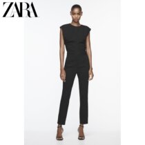 ZARA new female fit in waist slow running pants 1608233800