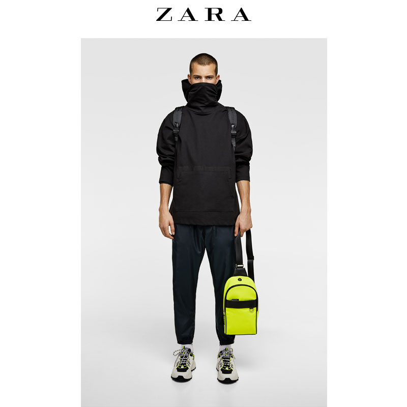 00706455401 弹力腰身印字带饰科技面料运动慢跑裤子 男装 ZARA 00706455401 弹力腰身印字带饰科技面料运动慢跑裤子 男装 ZARA