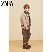 ZARA Winter New Boy Clothing Boy Light Core Suede Denim Jacket Jacket 5854737087