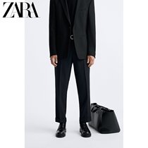 ZARA new mens clothing commute body textures Western pants 4026227800