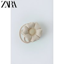 ZARA new childrens bag baby flower shaped decorative inclined satchel 1507330002