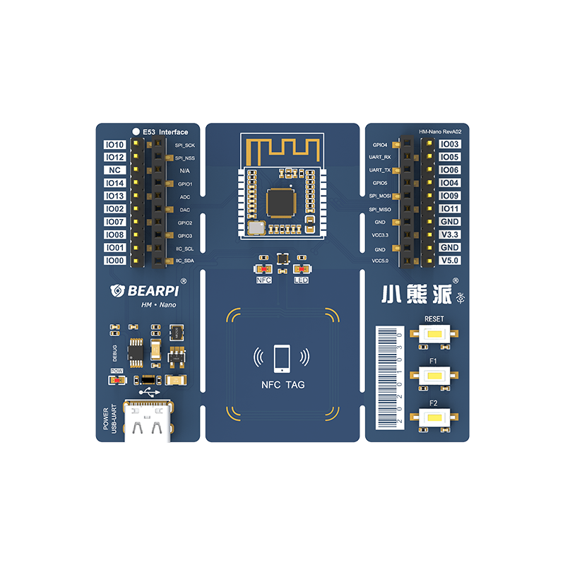 小熊派鸿蒙季BearPi-HM_Nano HarmonyOS 鸿蒙系统Hi3861开发板NFC - 图3