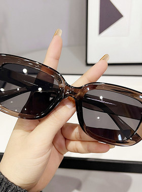 黑色墨镜女高级感大脸男士太阳镜防紫外线2026年开车眼镜网红同款