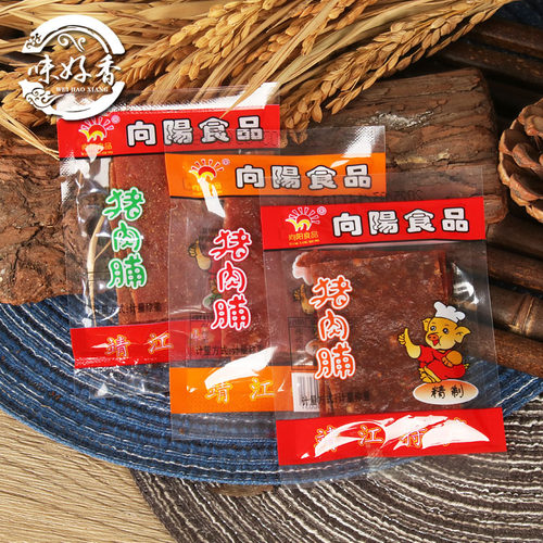 靖江猪肉脯500g向阳食品优级小碎片特产金奖猪肉干猪肉类零食108g - 图3