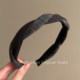 Kirishima Paris ~ Temperament Gray Woolen Twist Headband