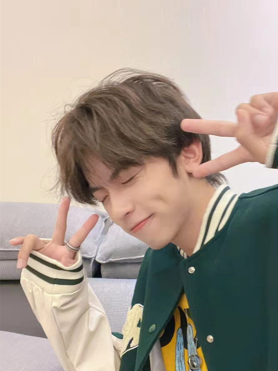 假发男短发中分刘海韩版帅气纹理卷发学生发型日常蓬松帅t全头套