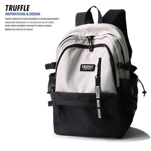 TRUFFLE旅行户外双肩包男大容量书包女中学生2025新款背包大学生 - 图1
