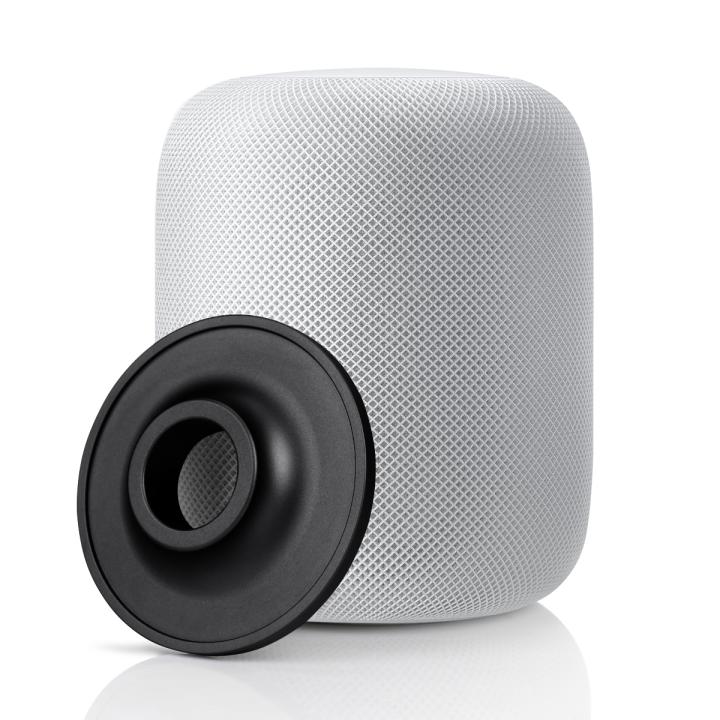 适用apple苹果homepod2音箱一代二代音响底座铝合金防滑垫木质座-图1