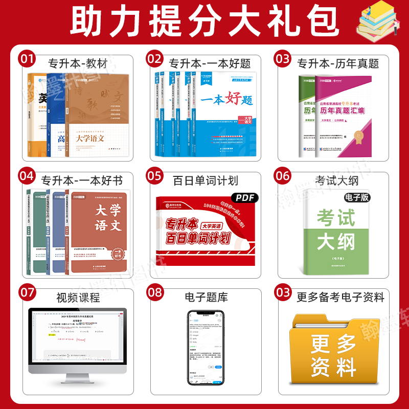 2026年云南专升本教材好老师一本好题语文高数公共英语化学会计医学云南省统招专升本考试复习资料2025文理科历年真题卷试卷必刷题 - 图0