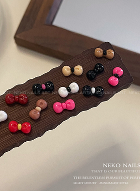 NEKONK可爱Kitty猫彩色蝴蝶结