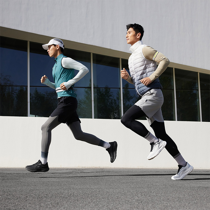 361运动鞋男款皮面防水男鞋轻便减震休闲鞋雨天通勤男士跑步鞋子 - 图3