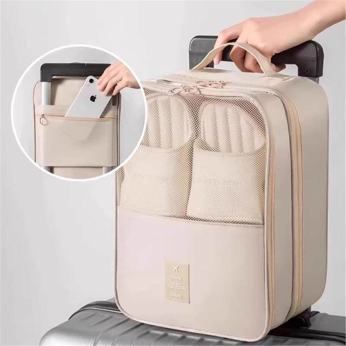 【下单立减50】斜纹防水旅行收纳三层鞋包牛津布收纳包袋外出HX,淘宝优惠券,粉丝福利购,淘宝优惠卷