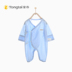 Quần áo sơ sinh trẻ sơ sinh Tongtai cotton sơ sinh mùa hè mỏng phần 0-3 tháng nam và nữ bé bướm mùa hè - Áo liền quần jumpsuit bé trai cá tính Áo liền quần